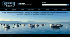 Desktop Screenshot of northtahoemarina.com